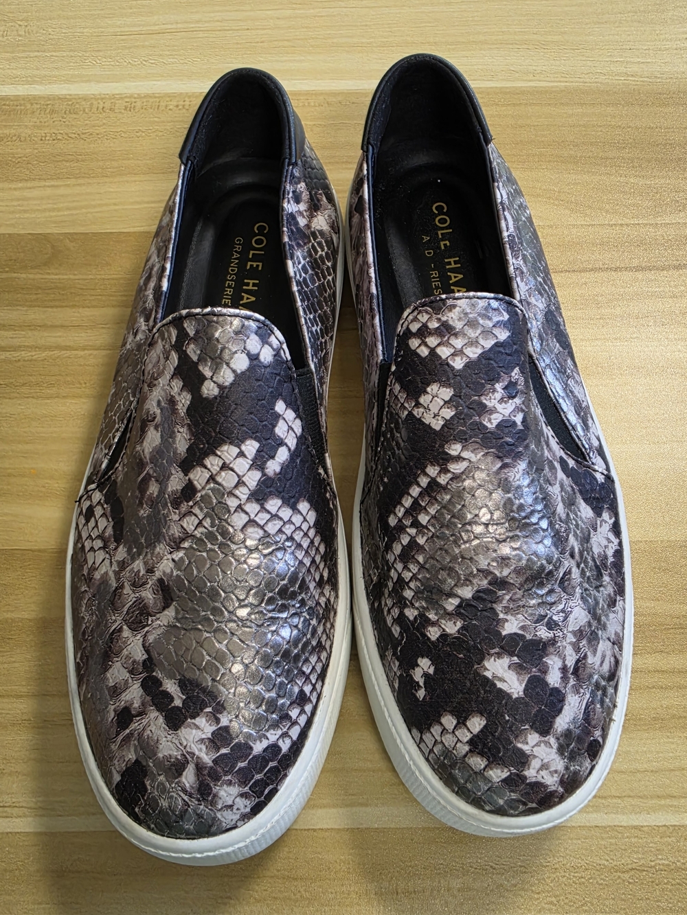 Cole Haan Women's Slip-On Sneakers in Snake Print